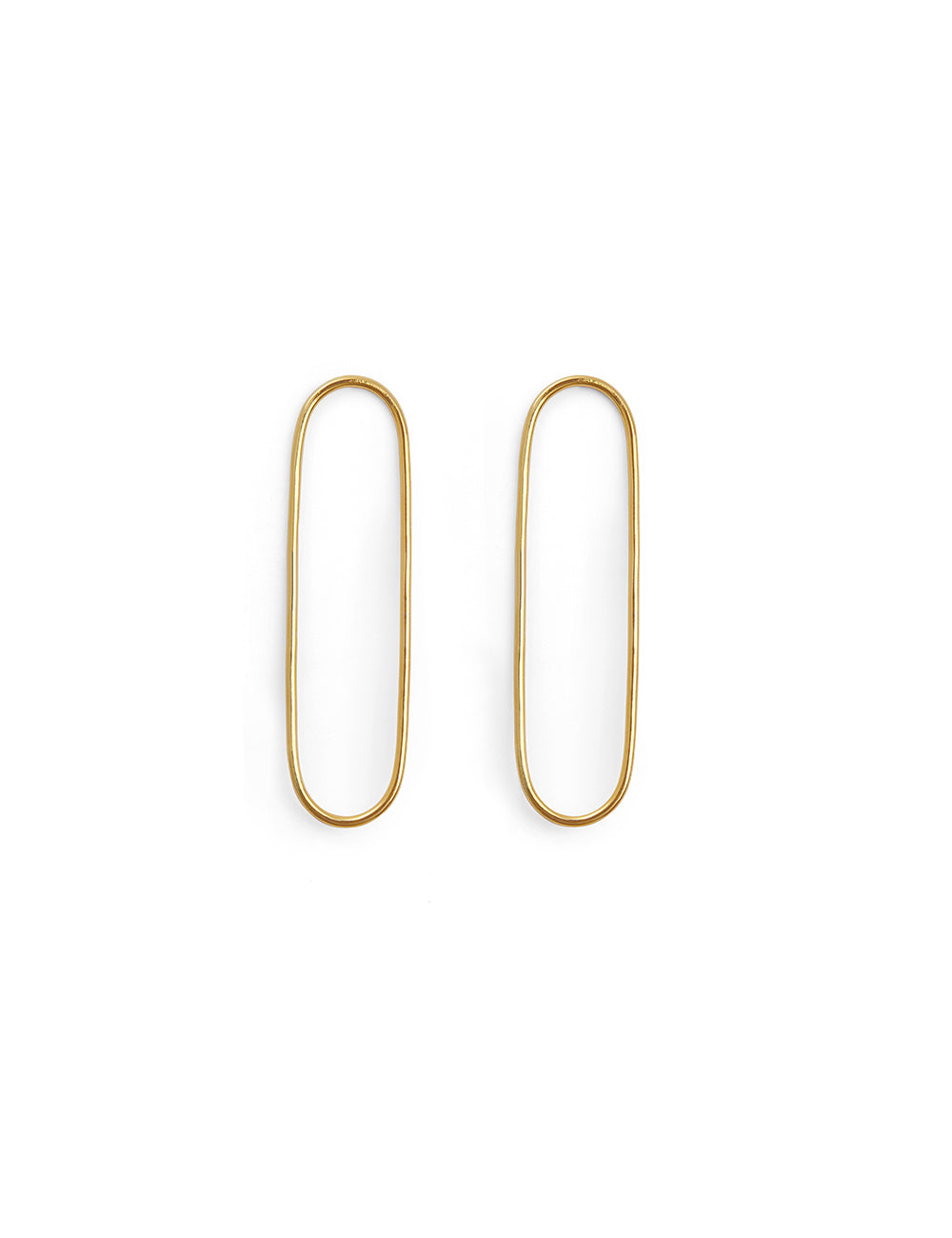 Sleek Oval Hoops