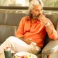 100% Linen Soft Touch Tangerine Shirt