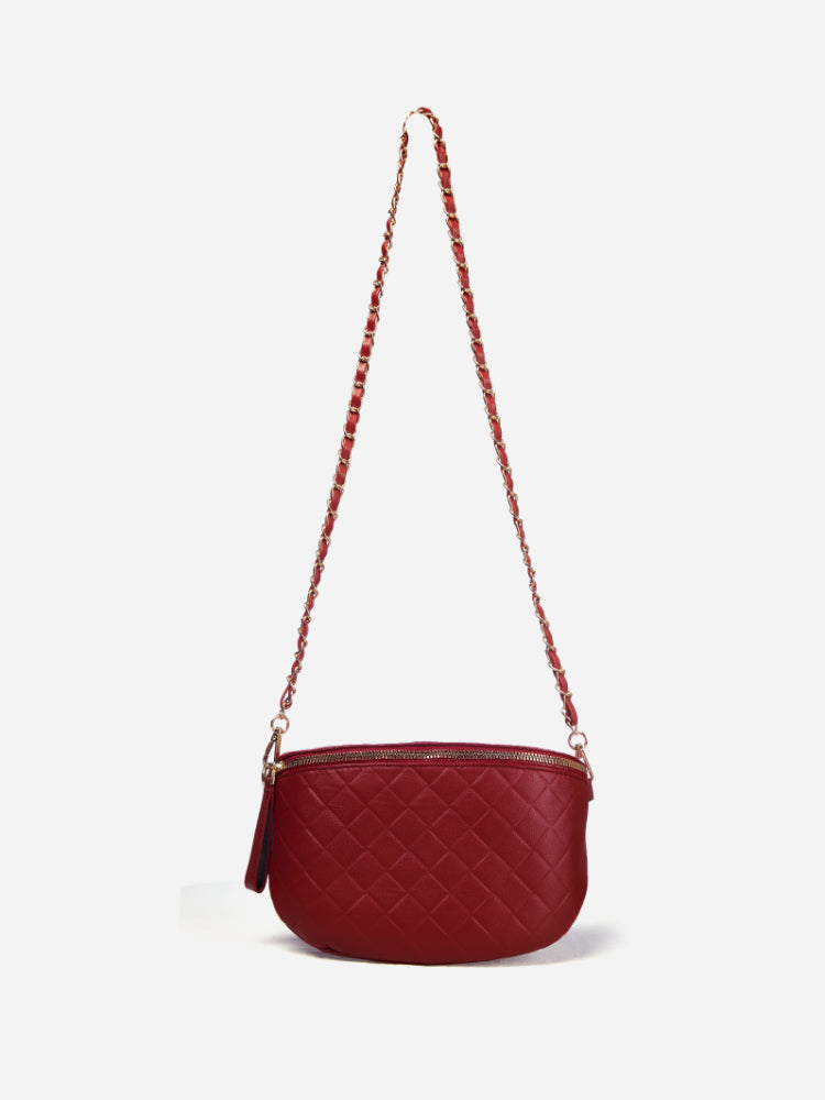 Versa Maroon Sling Bag Charme