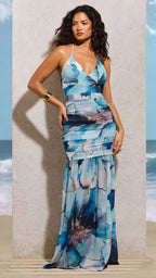 Ocean Breeze Spaghetti Dress De Novoo
