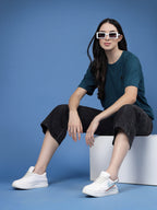 Not Bound Oversized Cotton Green T-shirt
