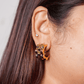 Basket Weave Hoops