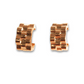 Basket Weave Hoops