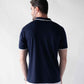 Tencel Stretch Polo in Deep Blue