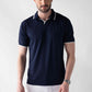Tencel Stretch Polo in Deep Blue