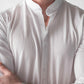 Ripple button up Crisp white Shirt