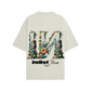 IN Floral Oversized T-shirt- Off-White