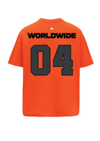 Worldwide Printed Orange Oversized T-Shirt Main Character