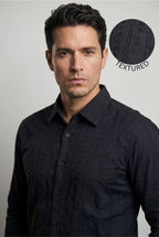Midnight Self-Textured Shirt