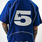 Jersey Number 5 Oversized T Shirt