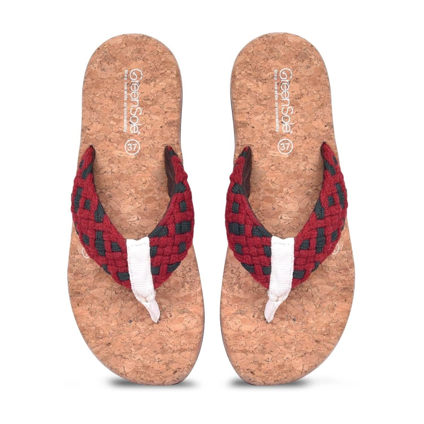 Greensole Alfa Scarlet Women's Slippers - Red