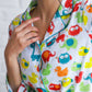 Colorful animal print cotton night suit set featuring fun animal patterns and a comfortable fit