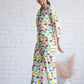 Colorful animal print cotton night suit co-ord set by Stylera for comfortable loungewear