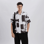 Artist Brush Strokes Resort Collar Shirt