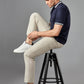 Tencel Stretch Polo in Deep Blue and Contrast trims