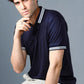 Tencel Stretch Polo in Deep Blue and Contrast trims