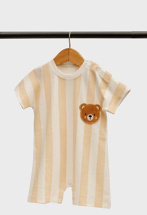 Bear & Stripes Romper Born Plus