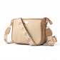 Beige crossbody purse by Stylera with decorative strap and stylish design for everyday use