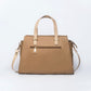 Beige luxury handbag for women by Stylera featuring sleek design and adjustable strap