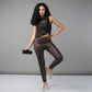 Stylera Black Sheer Top for Women paired with stylish leggings for workout or casual wear