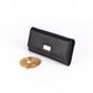 Stylera black sling wallet purse with gold chain strap for stylish functionality