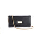 Elegant black sling wallet purse by Stylera with a stylish chain strap