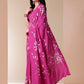 Stylera blissful brush pink silk saree with elegant floral patterns for special occasions