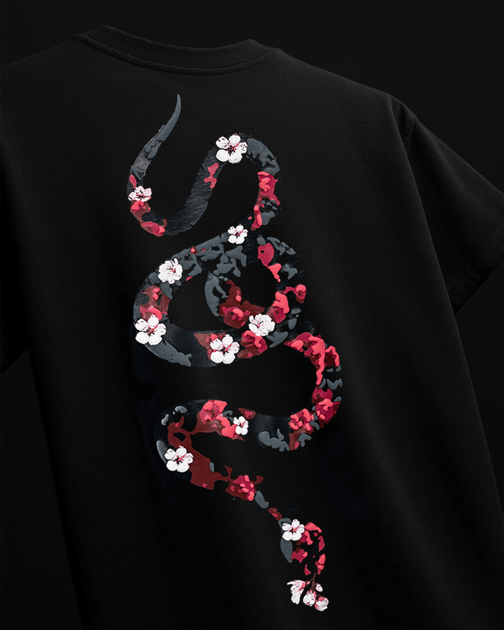 Bloomed Snake Tee