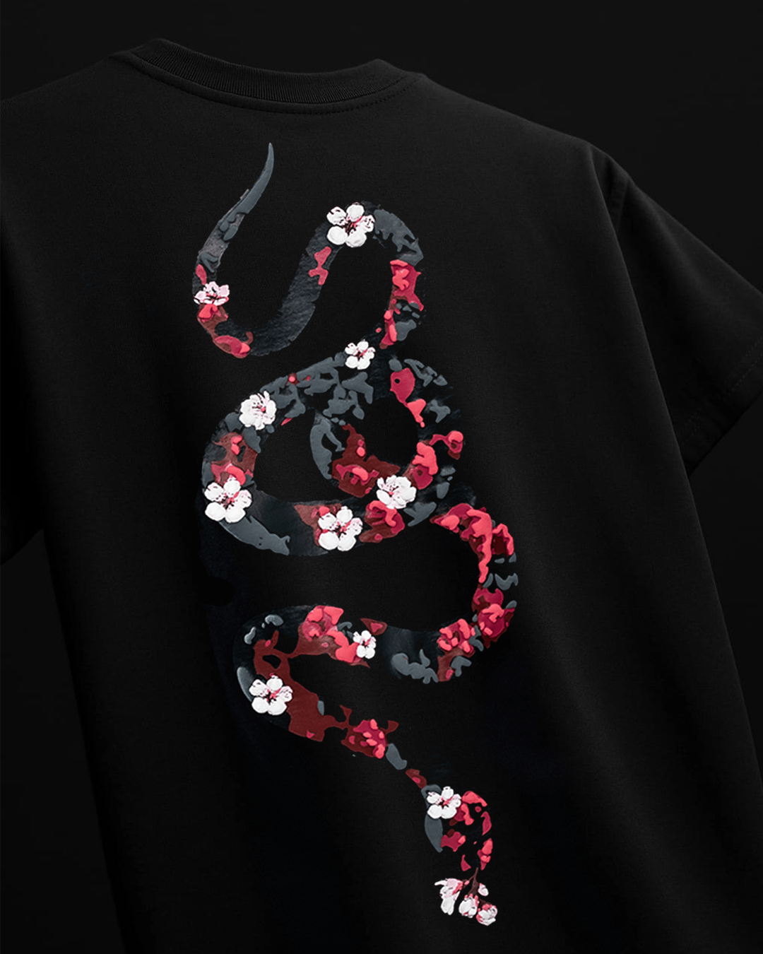 Bloomed Snake Tee