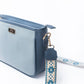 Stylish blue sling bag for women by Stylera with decorative strap and sleek design