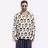 Stylera bold print casual shirt featuring a unique face pattern for a trendy look
