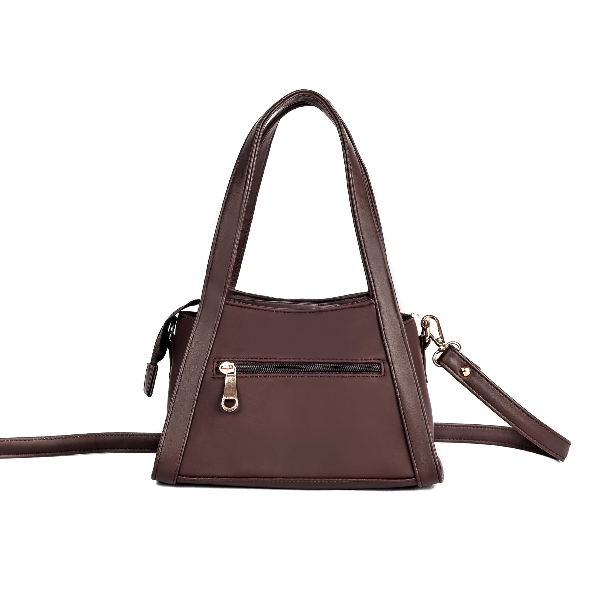 Brown mini purse for women with a chic design and adjustable shoulder strap for versatility