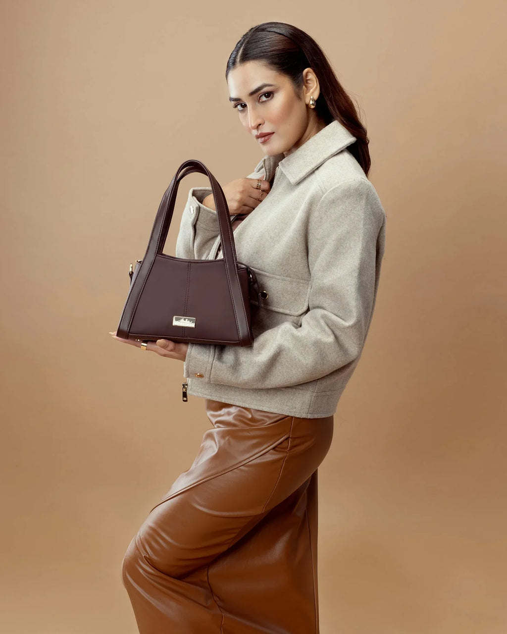 Stylish brown mini purse for women by Stylera, perfect for everyday use