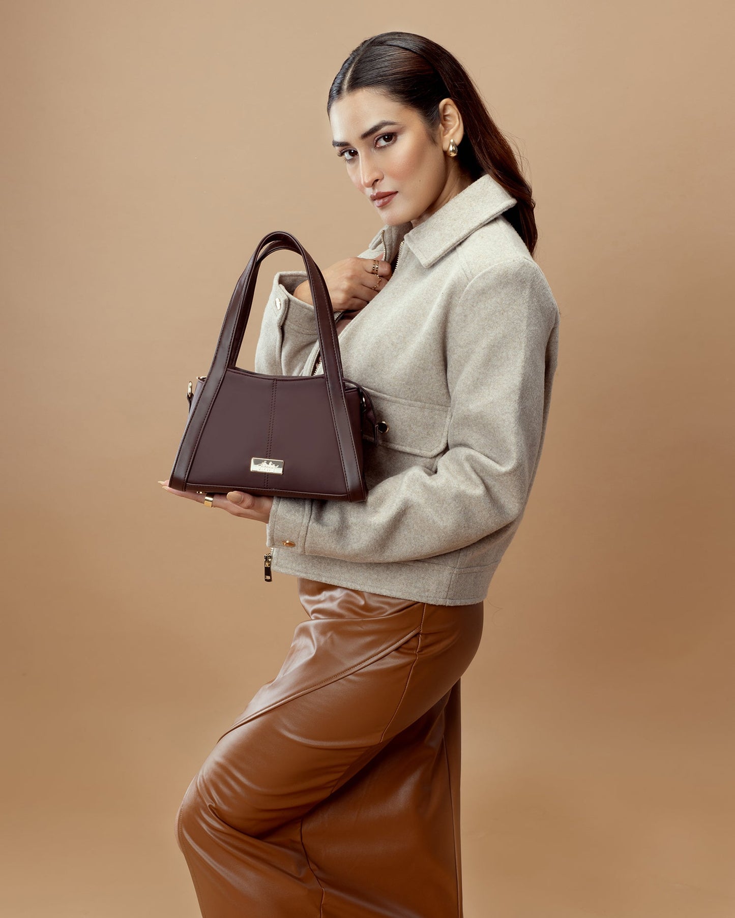 Stylish brown mini purse for women by Stylera, perfect for everyday use