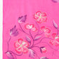 Calm Canvas floral saree in vibrant pink featuring beautiful flower designs for elegant occasions