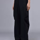 Stylera casual black trousers for women wide leg high waist trousers styled with white sneakers