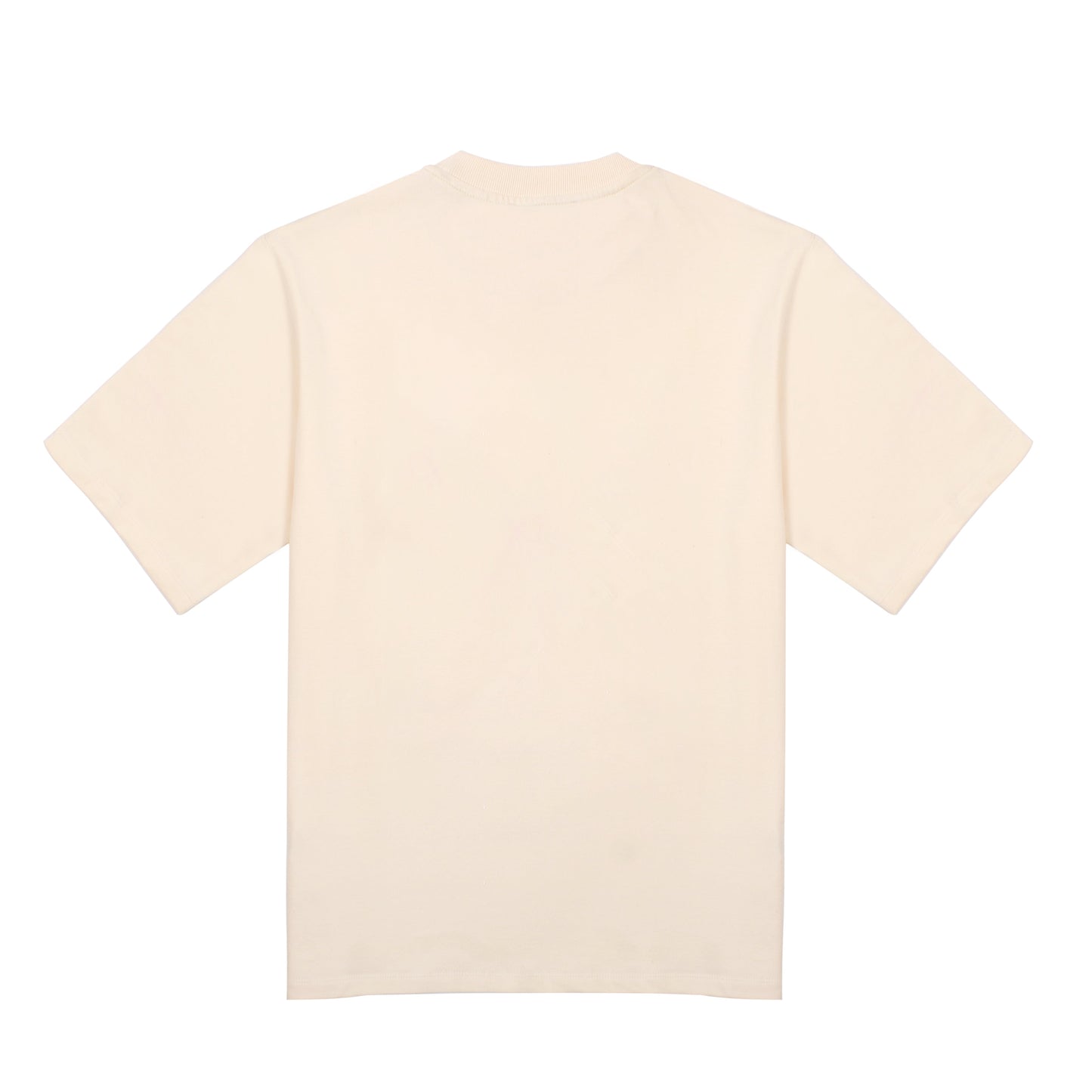 Stylera casual fashion tee shirt in a light beige color with a classic back design