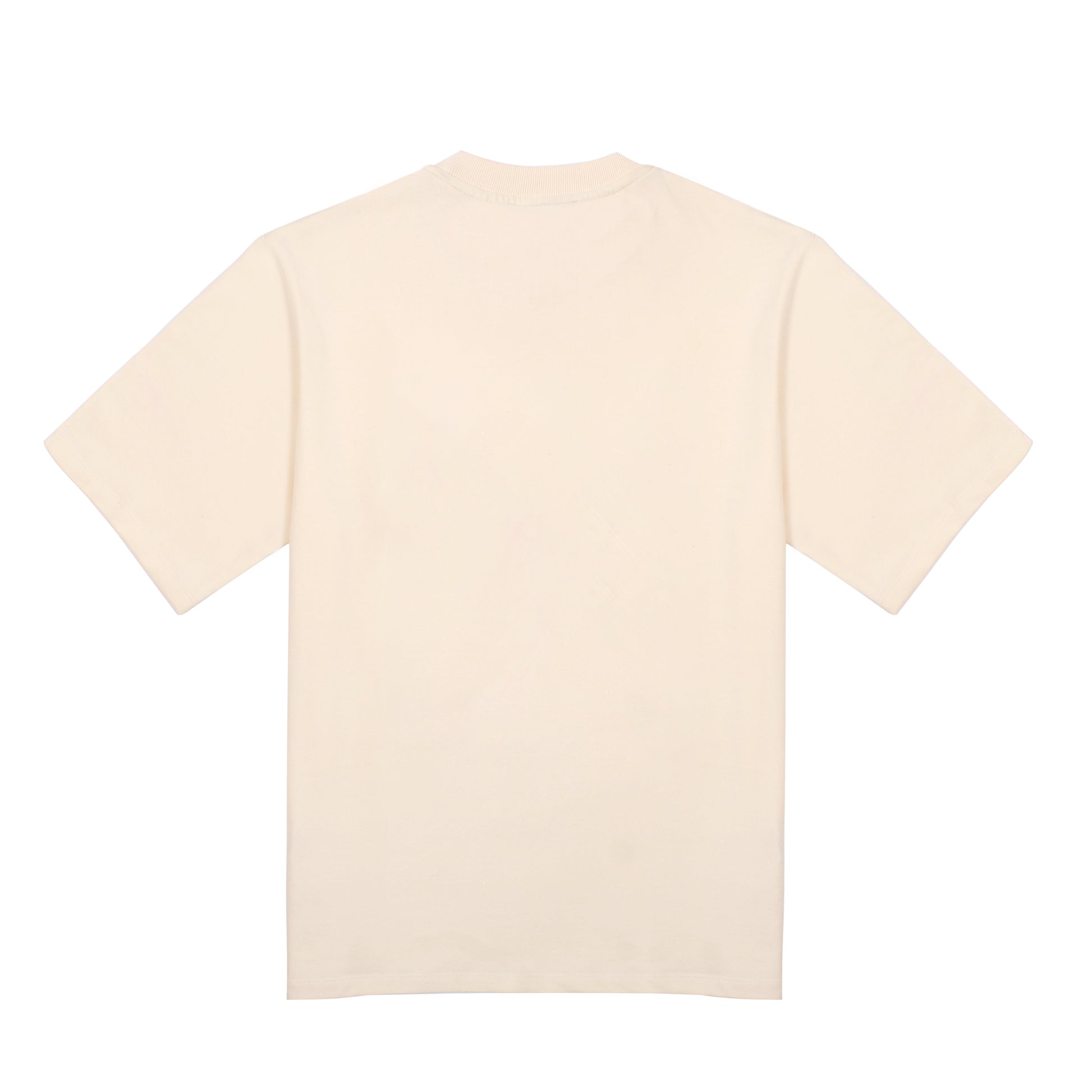 Stylera casual fashion tee shirt in a light beige color with a classic back design
