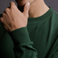 Carbon Sweatshirt – Men’s Organic Cotton Sweatshirt (Pine Green)
