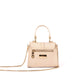 Champagne beige mini sling bag from Stylera with stylish chain strap and zipper closure