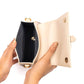 Champagne beige mini sling bag with interior pocket and sleek design, perfect for everyday use