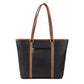 Stylera charcoal caramel tote bag with stylish design and sturdy handles
