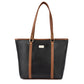 Stylish charcoal caramel tote bag by Stylera featuring a sleek design and sturdy straps