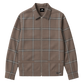 Checkered Shacket -Brown