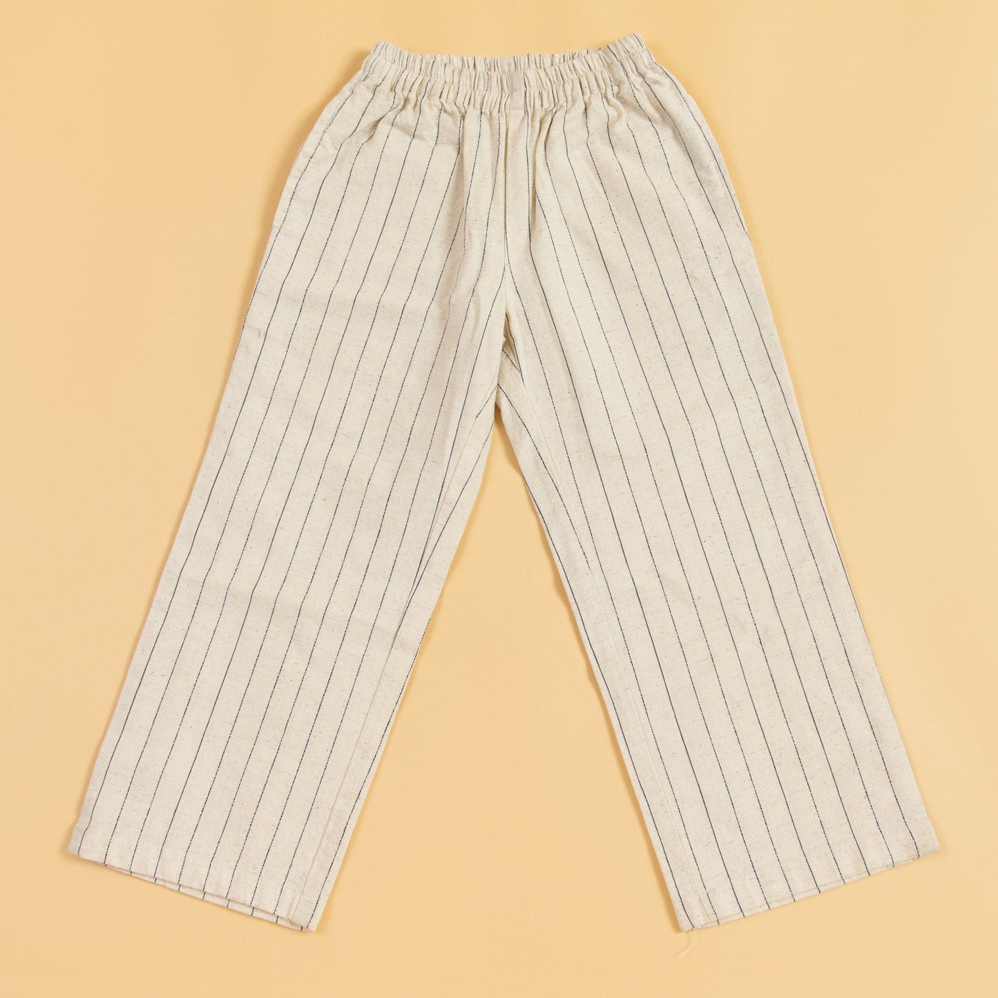 Children's striped waistcoat set featuring matching striped pants for stylish kids' outfits