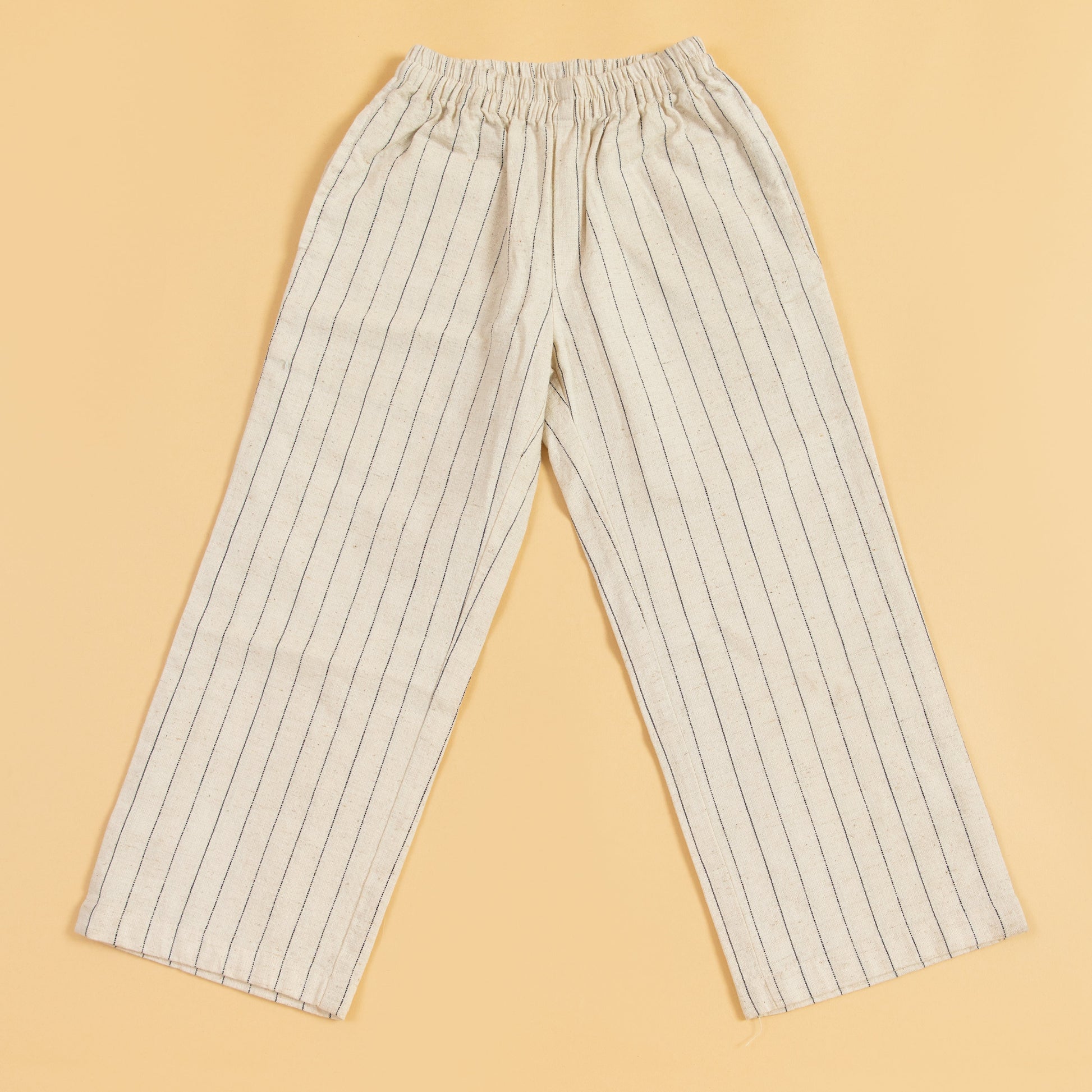 Children's striped waistcoat set featuring matching striped pants for stylish kids' outfits