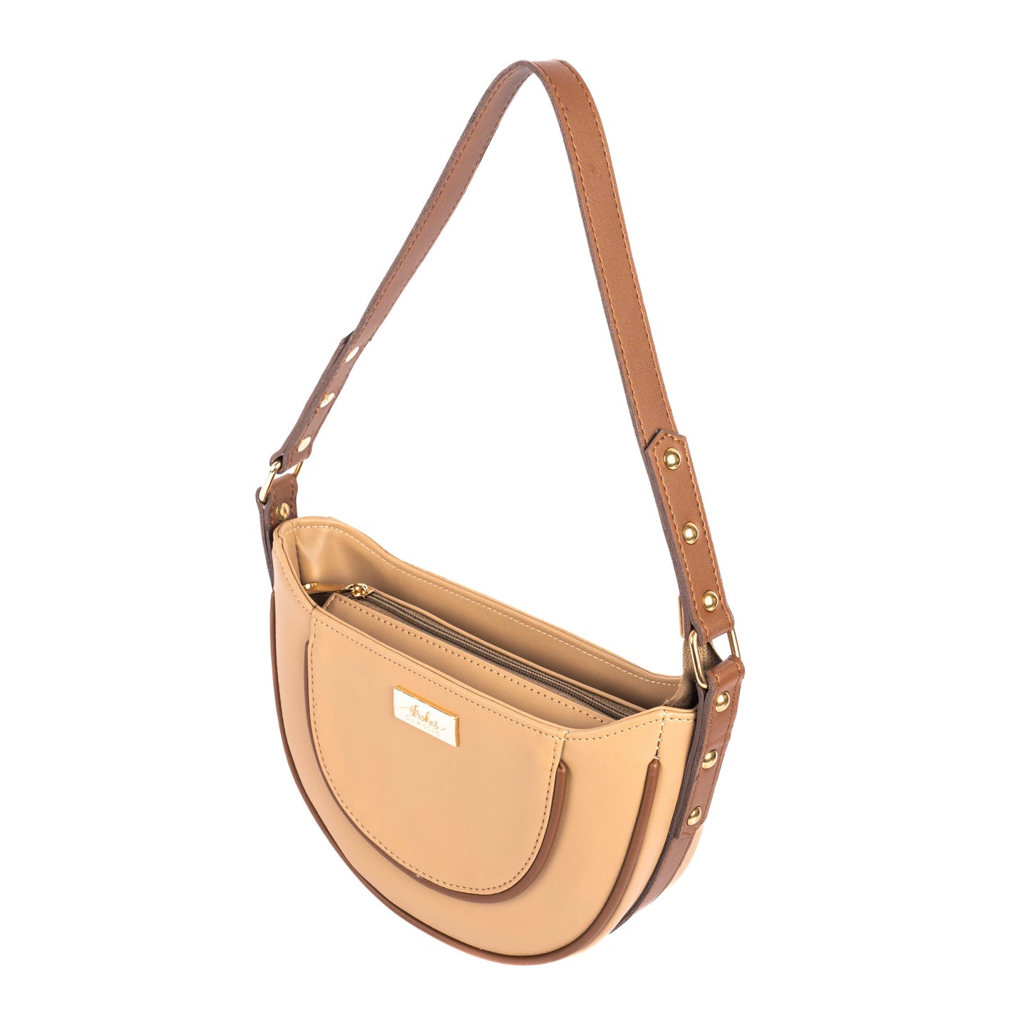 Cinnamon cocoa hobo bag from Stylera with stylish design and adjustable strap