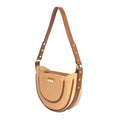Stylera cinnamon cocoa hobo bag with a stylish curved design and adjustable strap