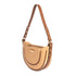 Stylera cinnamon cocoa hobo bag with a stylish curved design and adjustable strap
