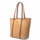 Stylish cinnamon cocoa tote bag with sturdy handles and a sleek design for daily use